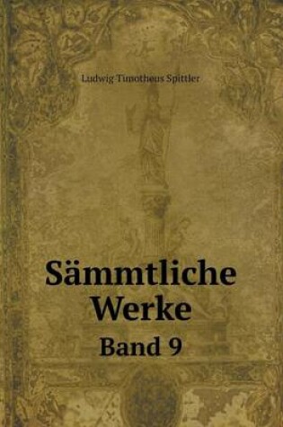 Cover of Sämmtliche Werke Band 9