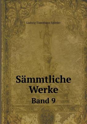 Book cover for Sämmtliche Werke Band 9