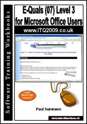 Book cover for E-Quals (07) Level 3 for Microsoft Office Users