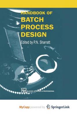 Book cover for Handbook of Batch Process Design