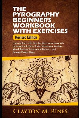 Book cover for The Pyrography Beginners Workbook with Exercises Revised Edition