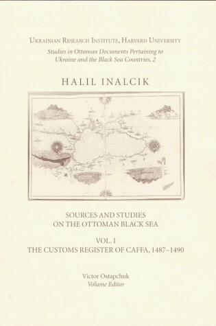 Cover of Sources and Studies on the Ottoman Black Sea