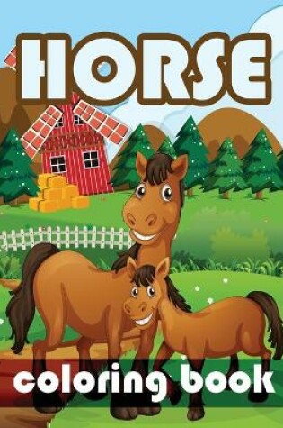 Cover of Horse Coloring Book for Adults