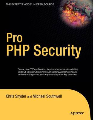 Book cover for Pro PHP Security