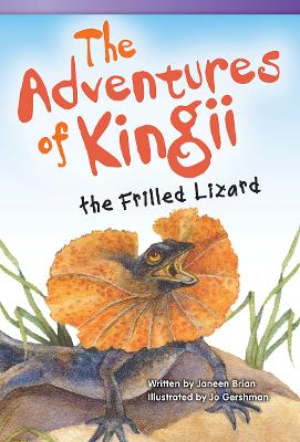 Book cover for The Adventures of Kingii Frilled Lizard