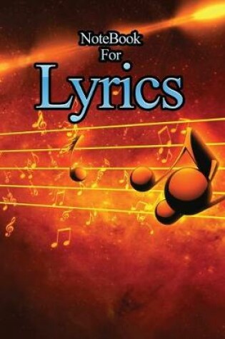 Cover of NoteBook For Lyrics