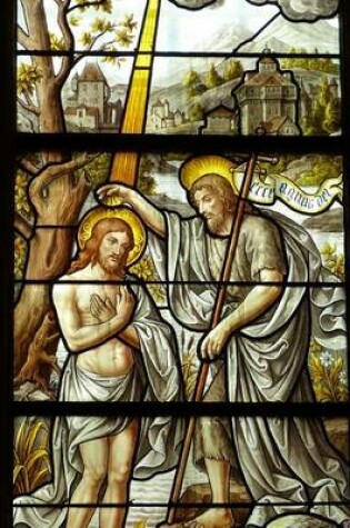 Cover of Beautiful Stained Glass of Jesus Christ in Yellow