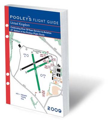 Book cover for Pooleys United Kingdom Flight Guide, 2009