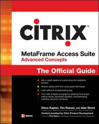 Book cover for Citrix Access Suite 4.0: The Official Guide, Third Edition