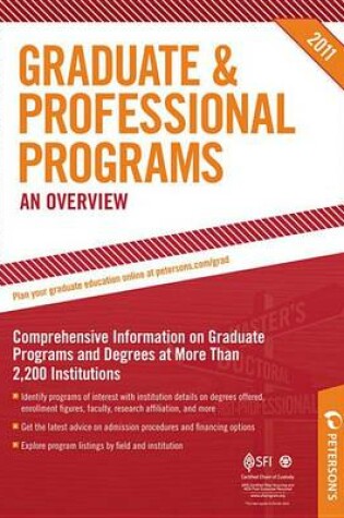 Cover of Graduate & Professional Programs