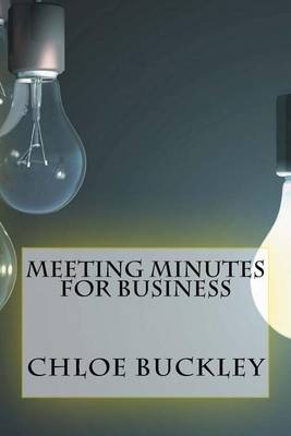 Book cover for Meeting Minutes for Business