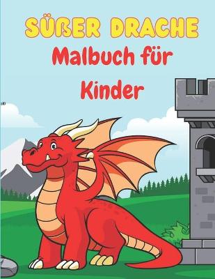 Book cover for Netter Drache Malbuch für Kinder