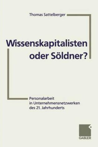 Cover of Wissenskapitalisten oder Söldner?