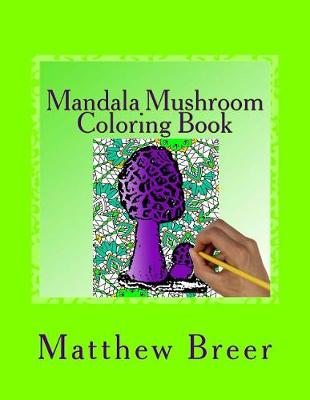 Book cover for Mandala Mushroom Coloring Book