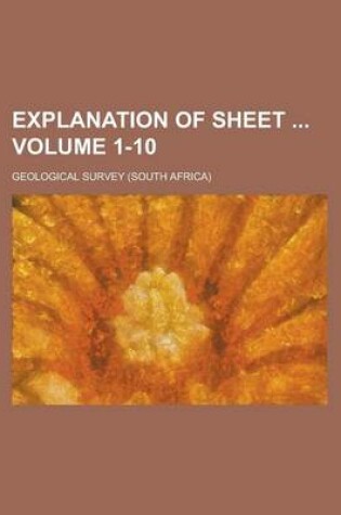 Cover of Explanation of Sheet Volume 1-10