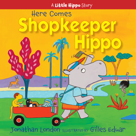 Book cover for Here Comes Shopkeeper Hippo