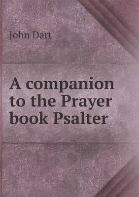 Book cover for A companion to the Prayer book Psalter