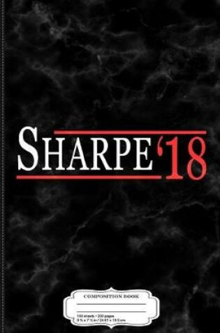 Cover of Larry Sharpe for Governor of NY Composition Notebook