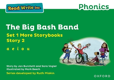 Book cover for Read Write Inc Phonics: Green Set 1 More Storybook 2 The Big Bash Band