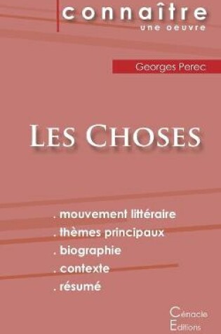 Cover of Fiche de lecture Les Choses de Georges Perec (Analyse litteraire de reference et resume complet)