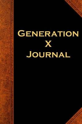 Cover of Generation X Journal Vintage Style