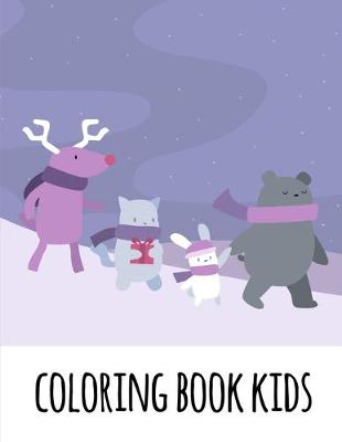 Book cover for coloring book kids