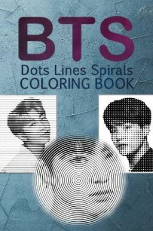 Cover of BTS dots lines spirals coloring book