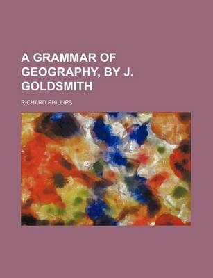 Book cover for A Grammar of Geography, by J. Goldsmith