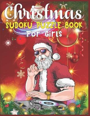 Book cover for Christmas Sudoku Puzzle Book For Girls