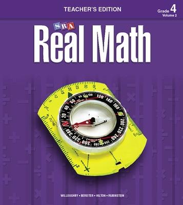 Book cover for Real Math - Teacher's Edition, Volume 2 - Grade 4