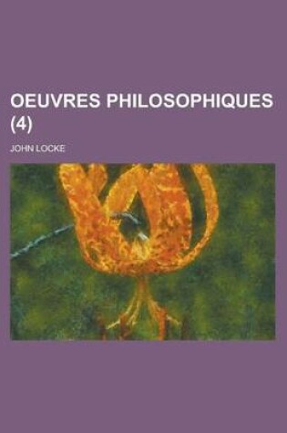 Cover of Oeuvres Philosophiques (4)