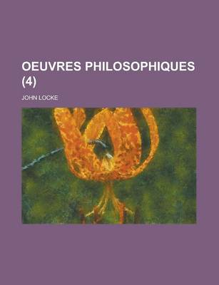 Book cover for Oeuvres Philosophiques (4)