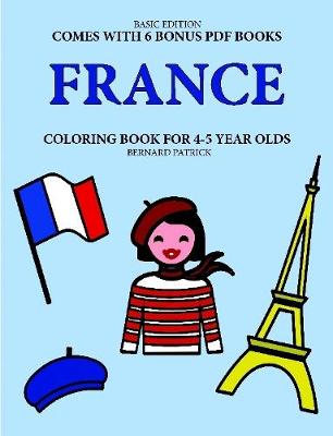 Book cover for Coloring Book for 4-5 Year Olds (France)