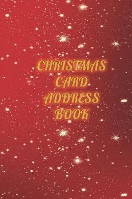 Book cover for Christmas Card Address Book