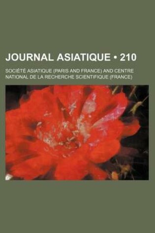 Cover of Journal Asiatique (210)