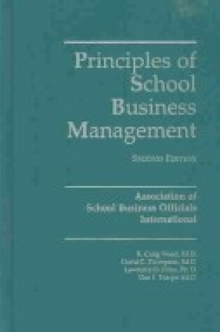 Cover of Principles of School Business Management