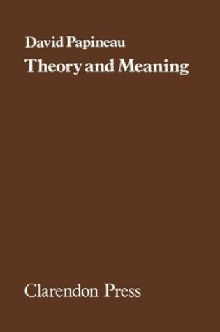 Cover of Theory and Meaning