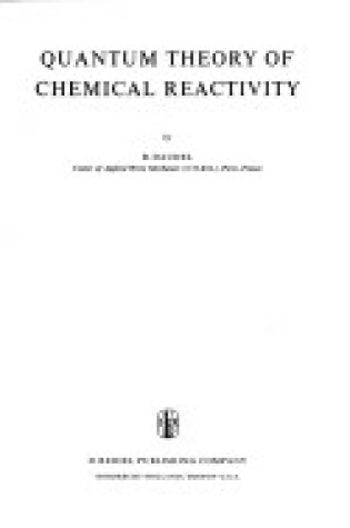 Cover of Quantum Theory of Chemical Reactivity