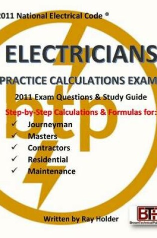 Cover of 2011 Electricians Practice Calculations Exams