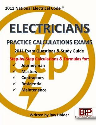 Book cover for 2011 Electricians Practice Calculations Exams