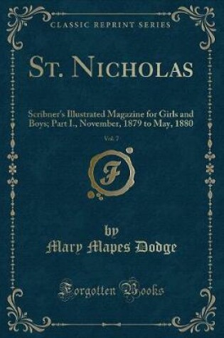 Cover of St. Nicholas, Vol. 7
