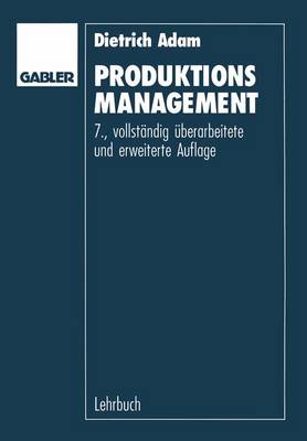 Book cover for Produktions-Management