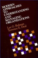 Book cover for Modern Approaches to Understanding and Managing Organizations