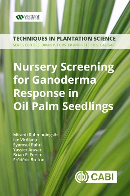 Book cover for Nursery Screening for Ganoderma Response in Oil Palm Seedlings