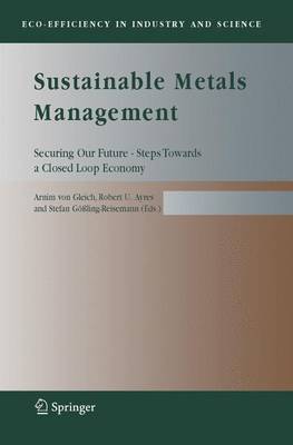 Cover of Sustainable Metals Management