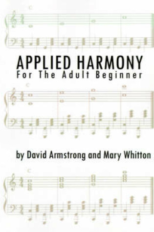 Cover of Applied Harmony for the Adult Beginner