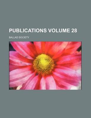 Book cover for Publications Volume 28