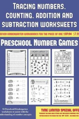 Cover of Preschool Number Games (Tracing numbers, counting, addition and subtraction)