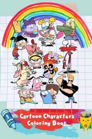 Cover of Cartoon Characters Coloring Book