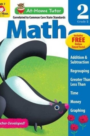 Cover of At-Home Tutor: Math, Grade 2 Workbook